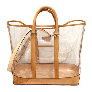 Louis Vuitton Clear Isaac Bag Brown Mizrahi Tote